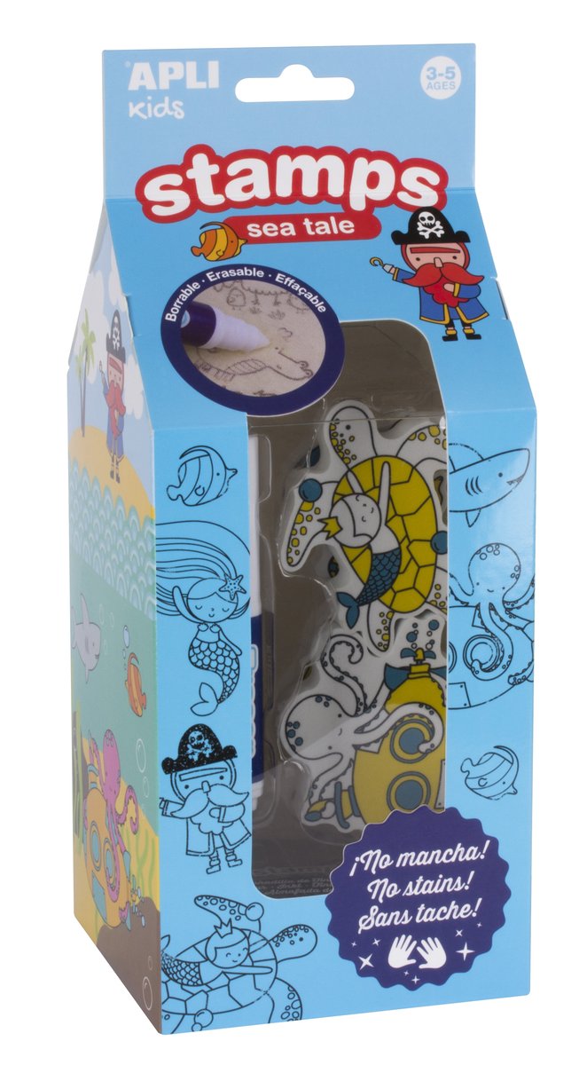 Apli Kids Stempelki z markerem Ocean 3+