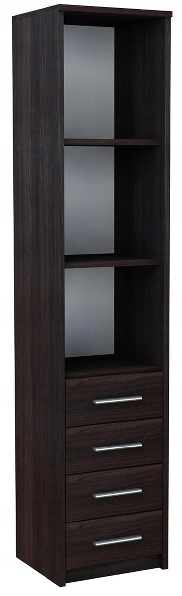 Regał Biurowy Z Szufladami Bodo R40O 4S Wenge