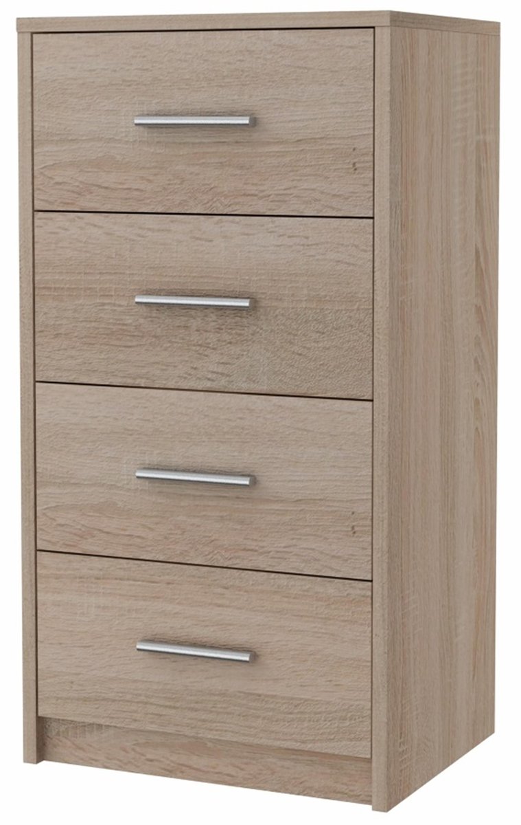 Komoda Szafka Bodo 4S Dąb Sonoma 40Cm Regał