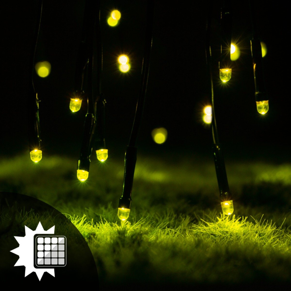 Girlanda Solarna Ogrodowa 7x LED Ozdobne Punkciki Świetliki ORNIS LUMILED
