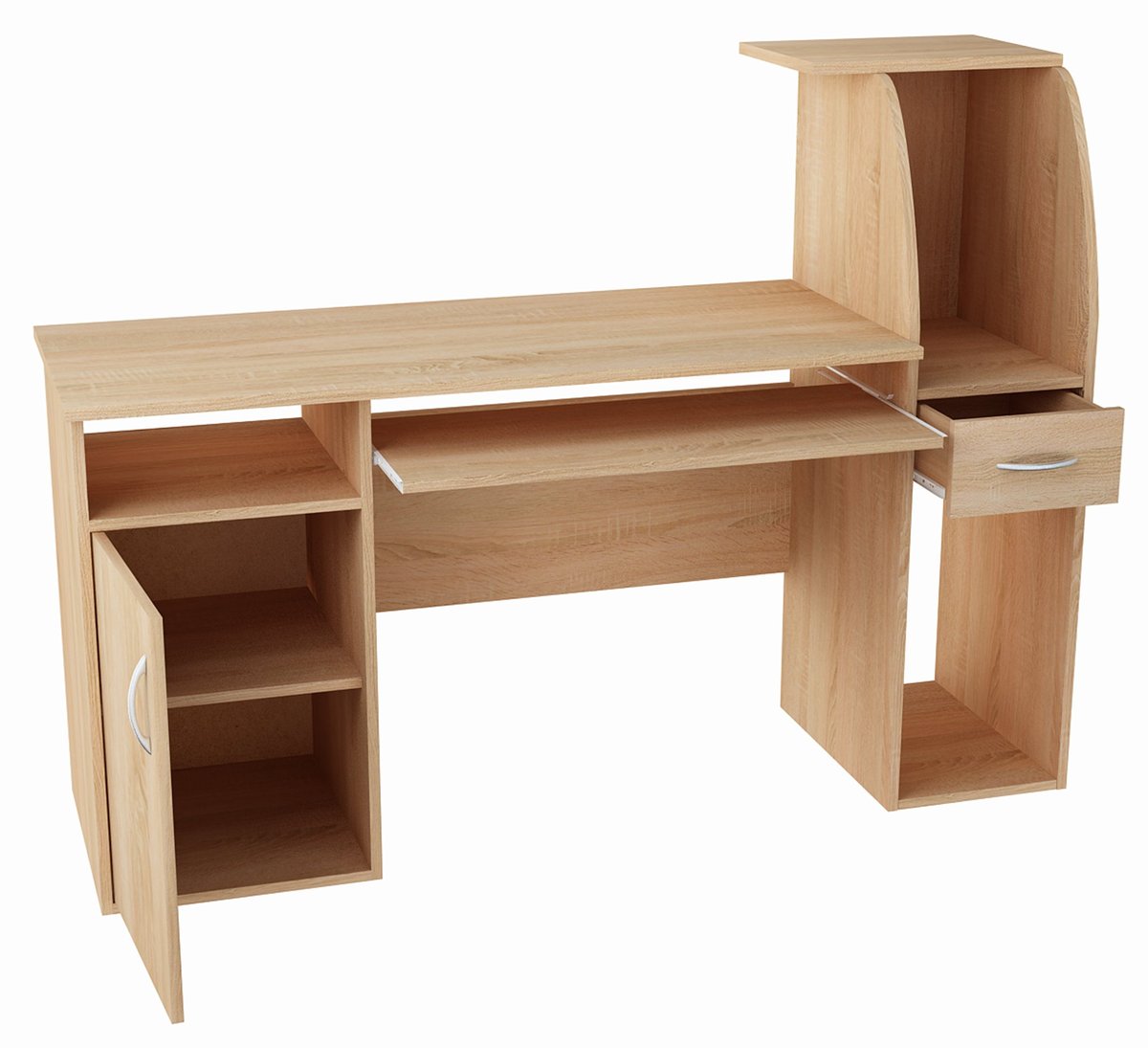 Biurko szafka b3 dąb sonoma 150cm regał komoda