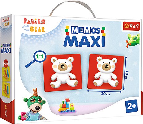 Trefl, Gra pamięciowa, Memos Maxi Bobaski i Miś, 02332