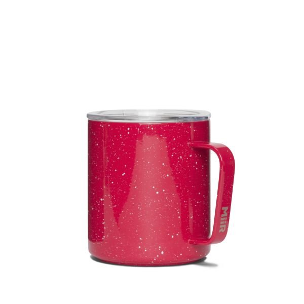 Kubek termiczny MiiR Camp Cup Speckled, 354 ml, czerwony