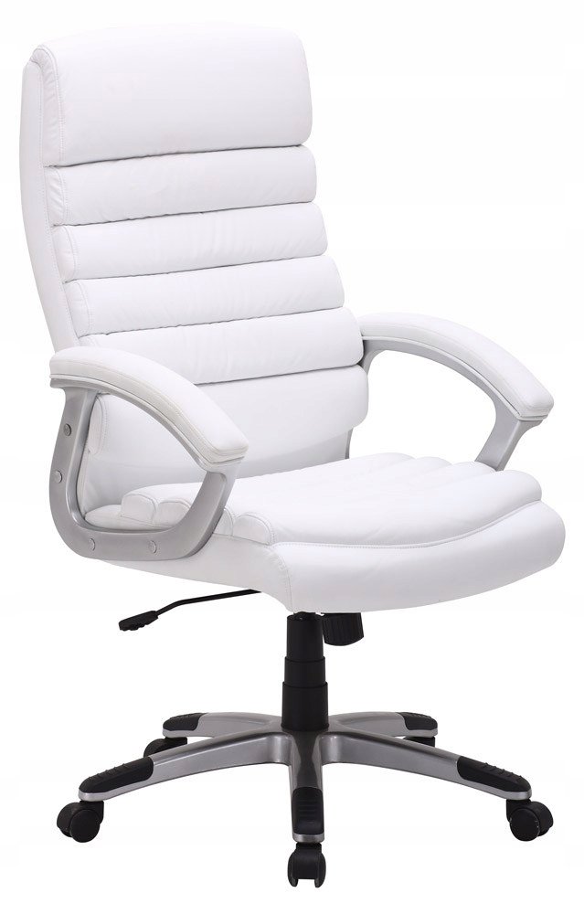 Fotel obrotowy biurowy q-087 biały krzesło