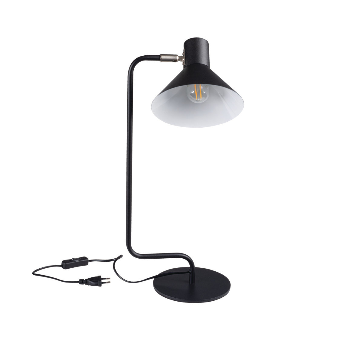 Lampka biurkowa Kanlux, Nedia, LED, czarna