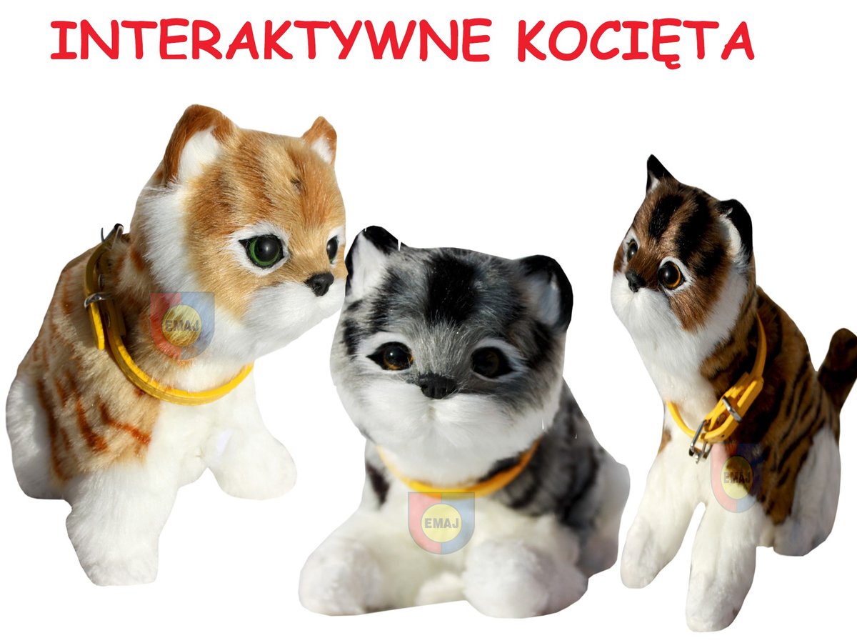 Kotek Interaktywny Z Wbudowaną Fotokomórką