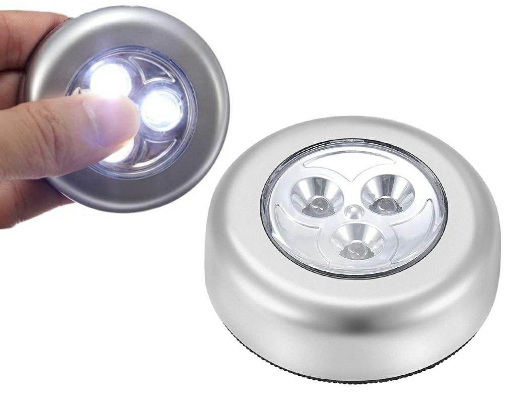 Eurobatt Samoprzylepna lampka do szafy 3 LED dotykowa 0939