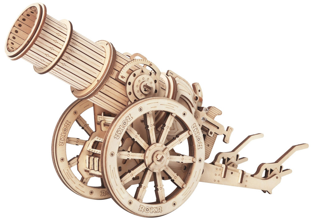 Robotime, Drewniane Puzzle 3D - Armata