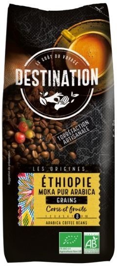 KAWA ZIARNISTA ARABICA 100 % ETIOPIA FAIR FOR LIFE BIO 1 kg - DESTINATION