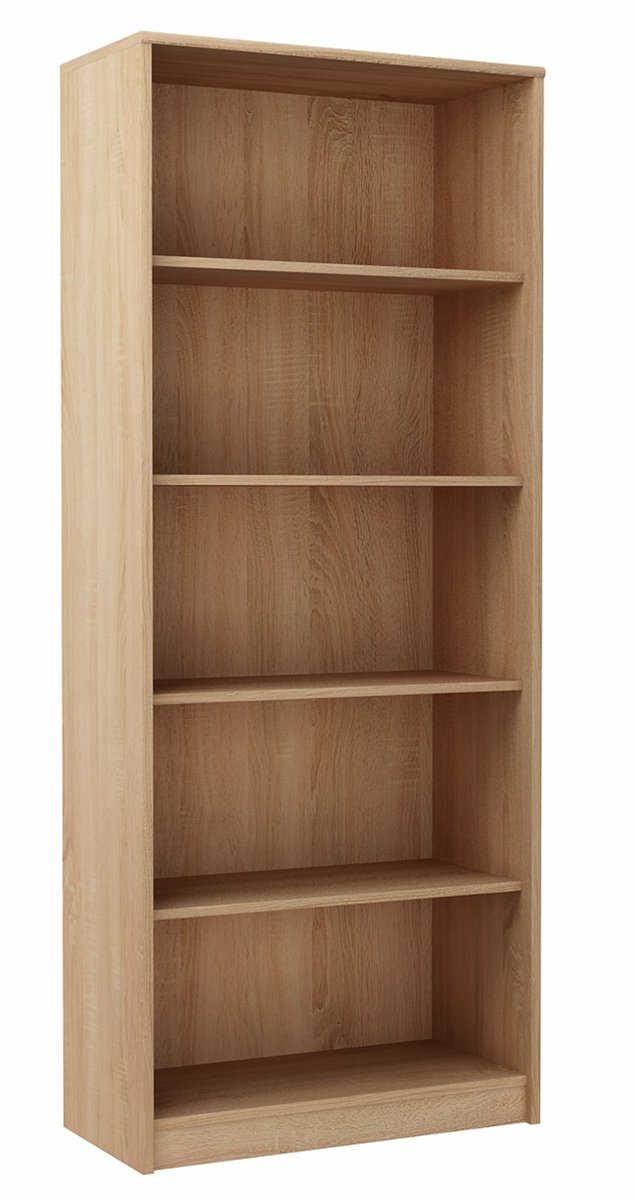 Regał Biurowy Otwarty Szafa Na Książki R6 Sonoma
