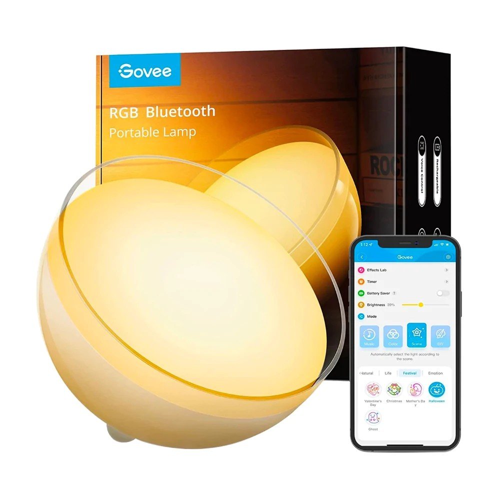 Govee, H6058, Lampa LED, RGBWW, Bluetooth, Wi-Fi