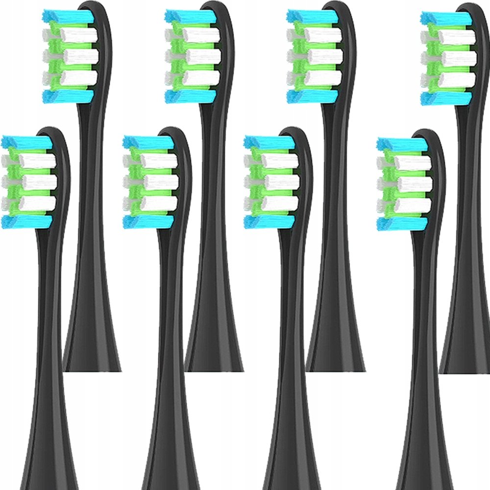 8X Końcówki Do Oclean X Pro Z1 F1 One Air 2 Xiaomi Rtb-8 Czarne