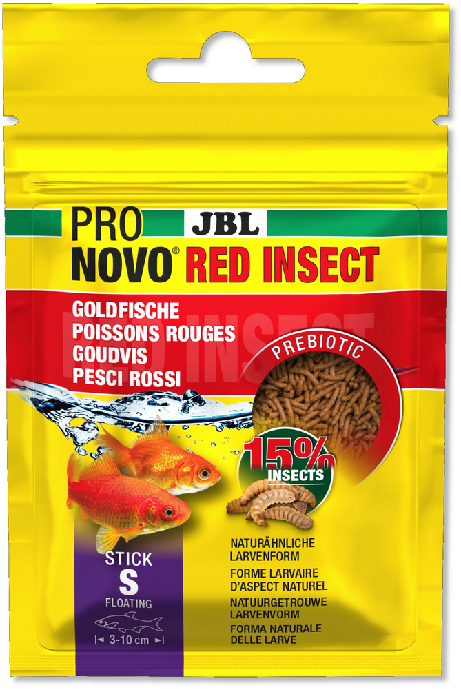 JBL ProNovo Red Insect Stick S 20ml - dla karasi złocistych