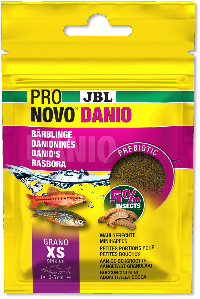JBL ProNovo Danio Grano XS 20ml - dla małych brzanek & danio