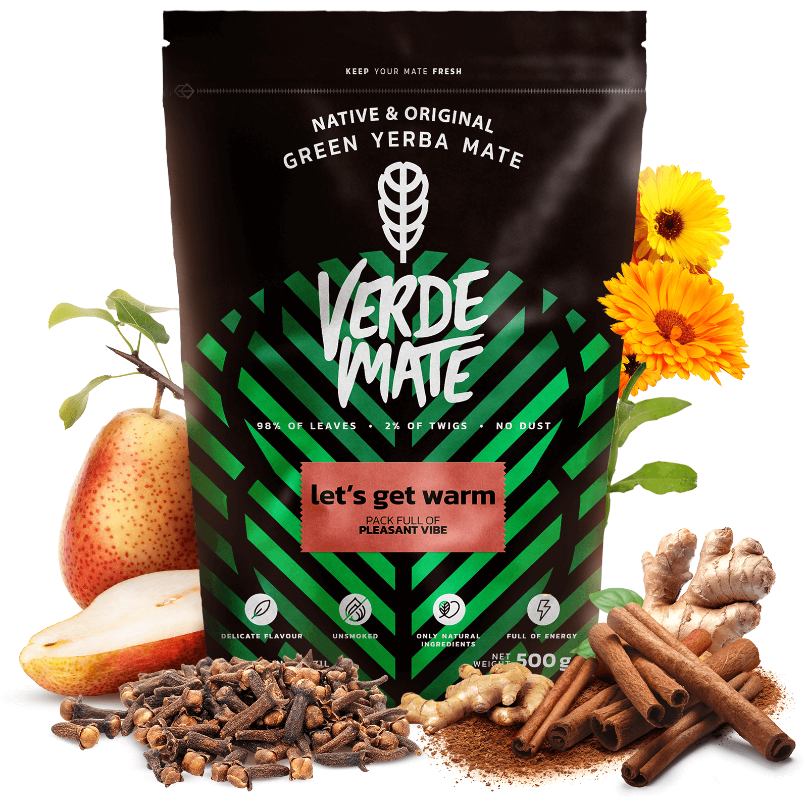 Mate Green Verde Mate Yerba Mate Verde Winter Time 500g