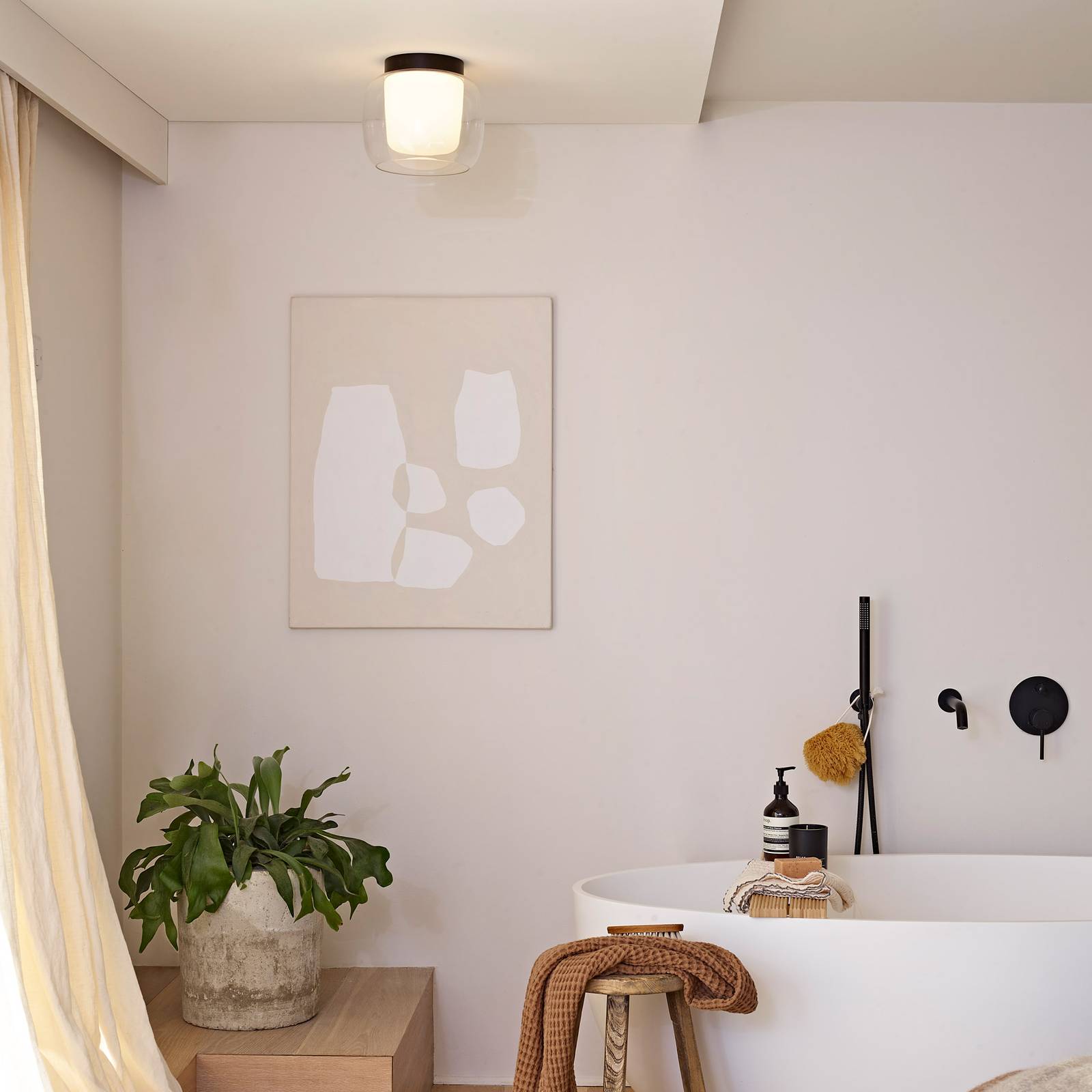 Astro Lighting Aquina 1450009 lampa sufitowa 1x12W/E27  IP44