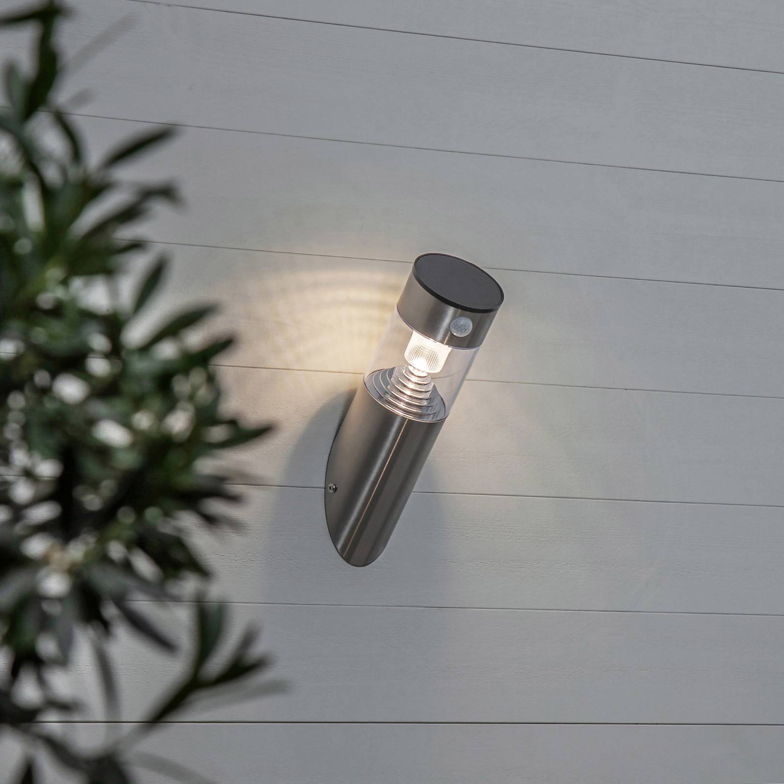 Kinkiet solarny LED Marbella z czujnikiem ruchu