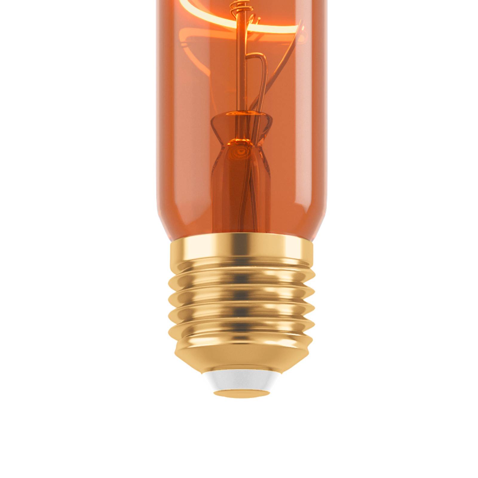 Żarówka rurkowa LED E27 4W T30 1 600 K miedź