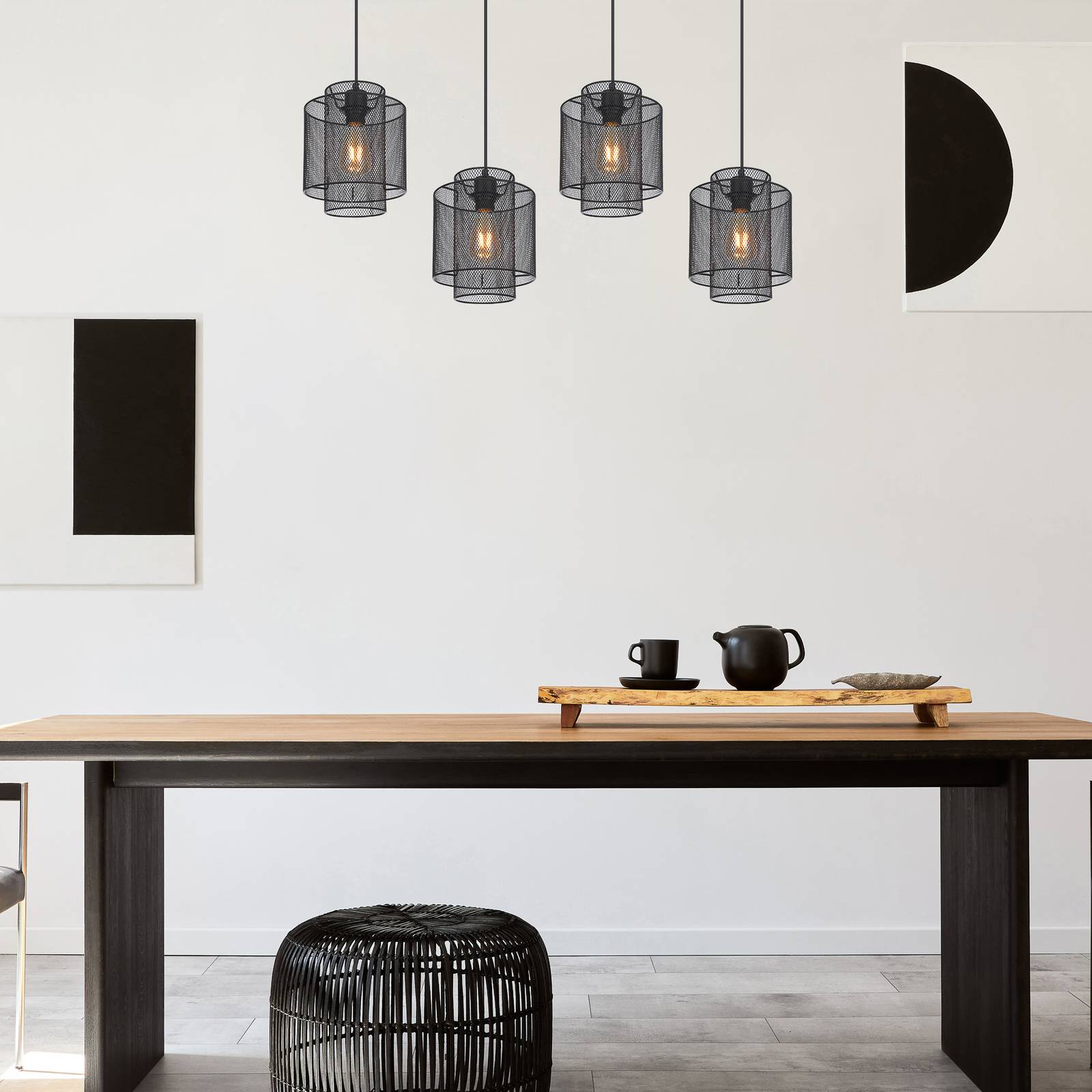 Lampa sufitowa Augustin, 4-punktowa
