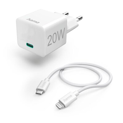 Hama Ładowarka sieciowa Mini 201620 PD/Qualcomm® 20W Biały
