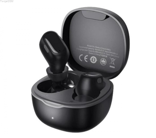 Baseus Encok TWS Bluetooth 5.3 czarne (WM01)(NGTW240001)