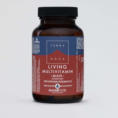 Terranova Terranova Living Multivitamin Man Suplement diety dla mężczyzn 100 kaps.
