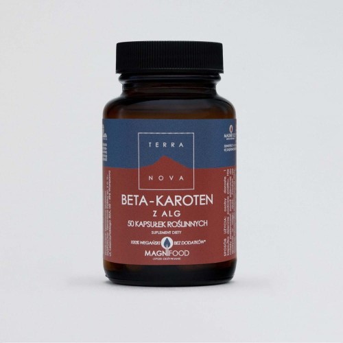 Terranova Beta-karoten z alg 50 kapsułek roślinnych 3810741