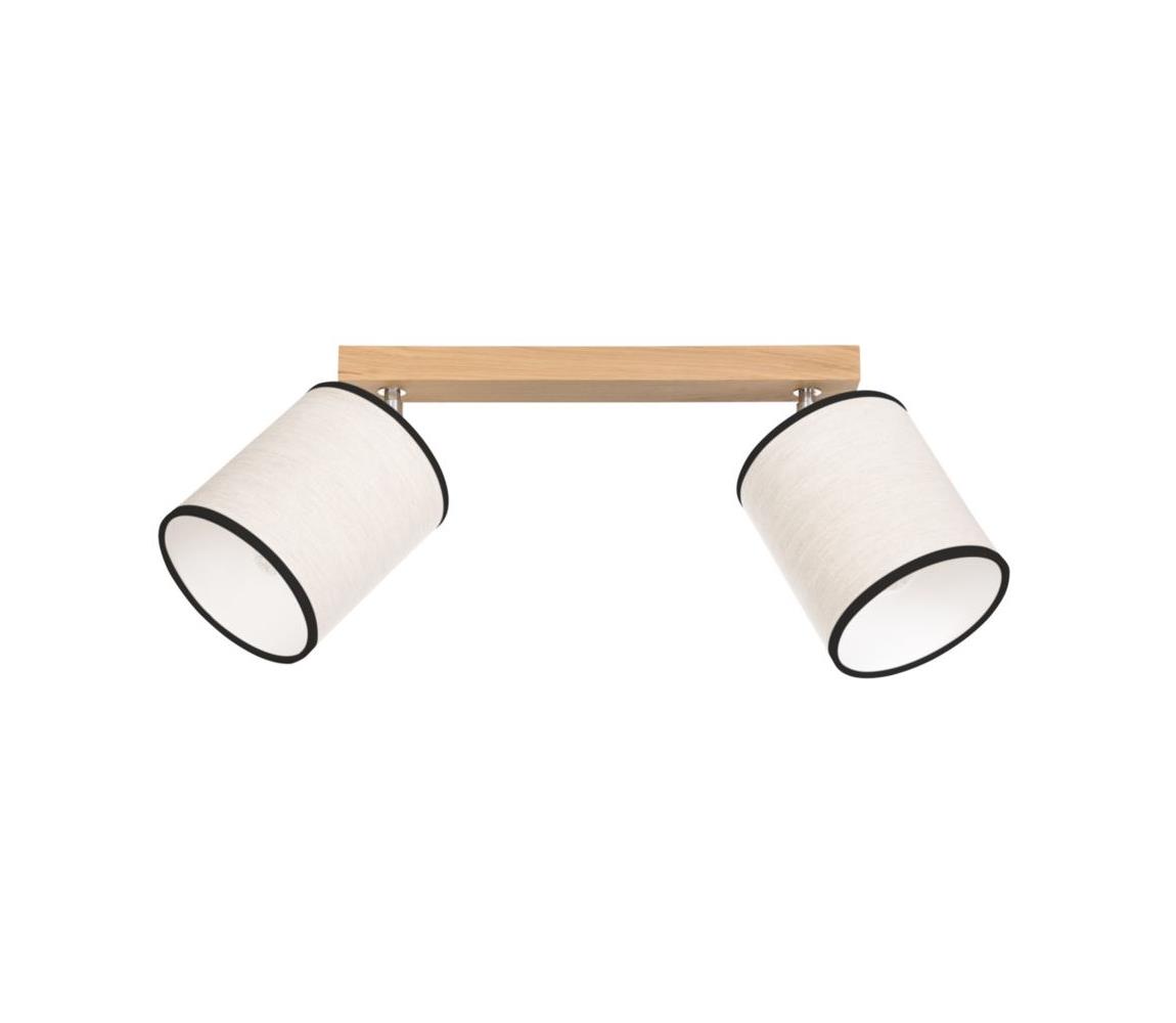 Spot-Light 66791274 - Oświetlenie punktowe sufitowe BOHO 2xE27/25W/230V dąb