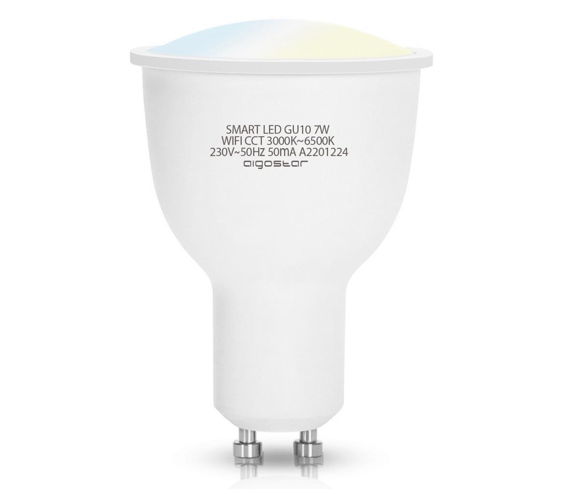 LED Żarówka GU10/7W/230V 3000-6500K Wi-Fi - Aigostar