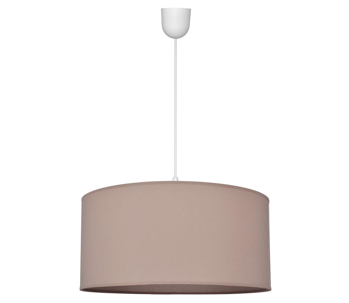 Żyrandol na lince ALBA 1xE27/60W/230V śr. 40 cm beżowy