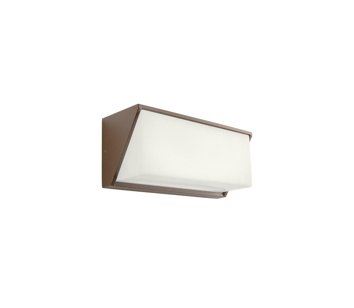Redo 90239 - LED Kinkiet zewnętrzny SPECTRA LED/17W/230V IP54 brązowy