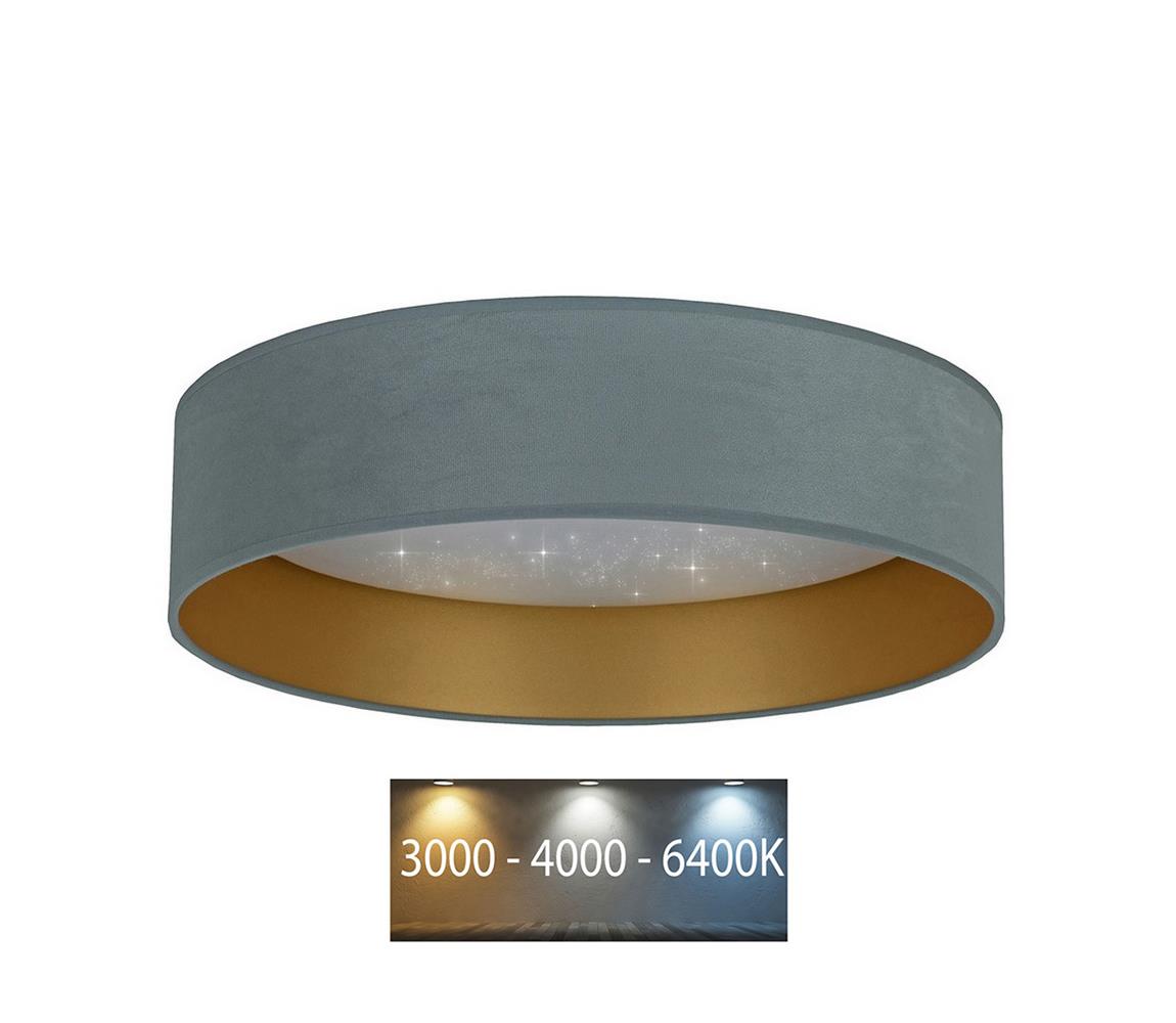 Brilagi - LED Plafon VELVET STAR LED/24W/230V śr. 40 cm mietowy/złoty