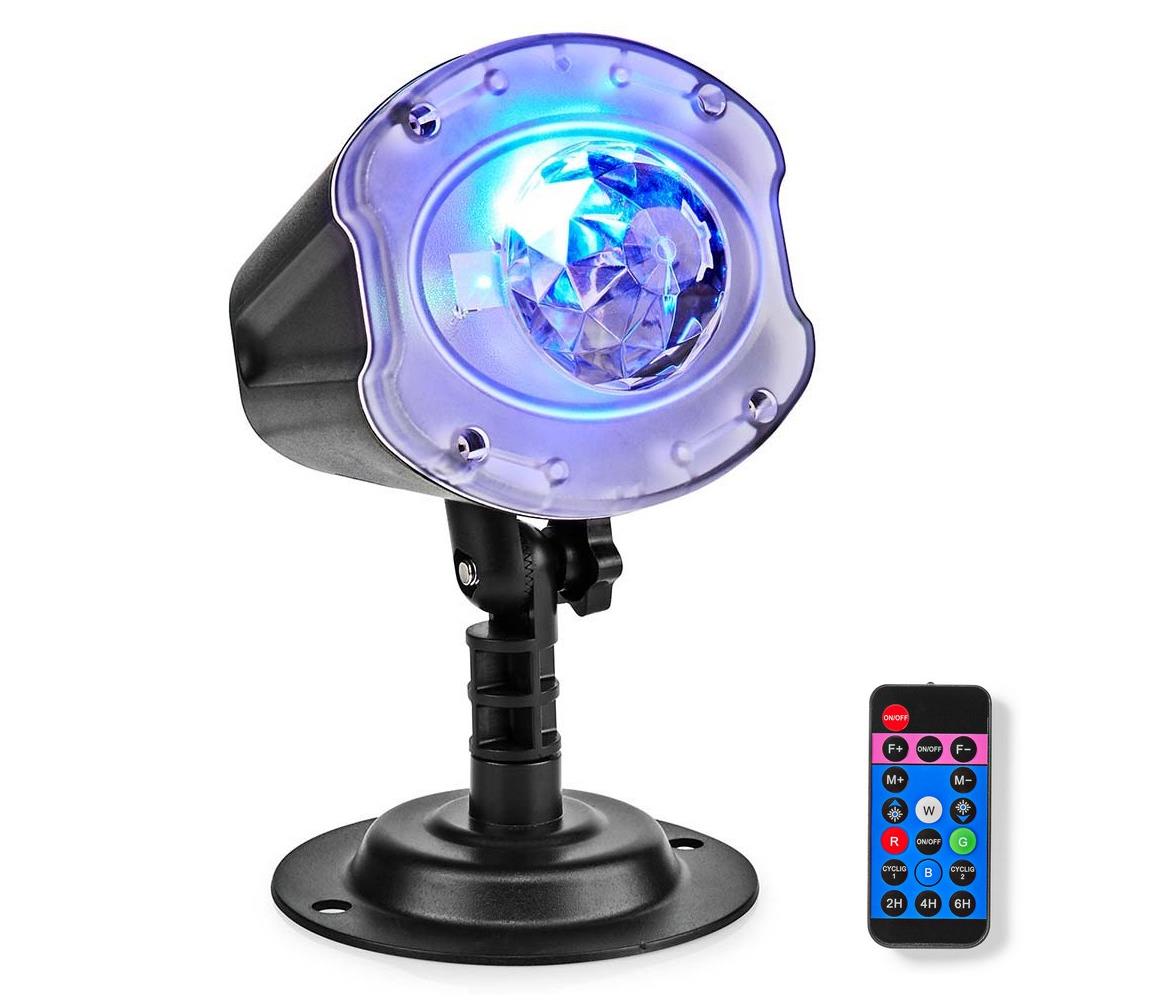 Nedis CLPR3 - LED Projektor laserowy 6W/230V IP65 + pilot