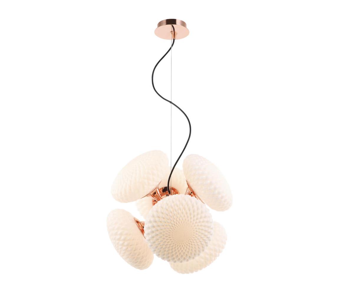 Klausen 106002 - Żyrandol na lince STELLAR 6xG9/4W/230V róża złoty