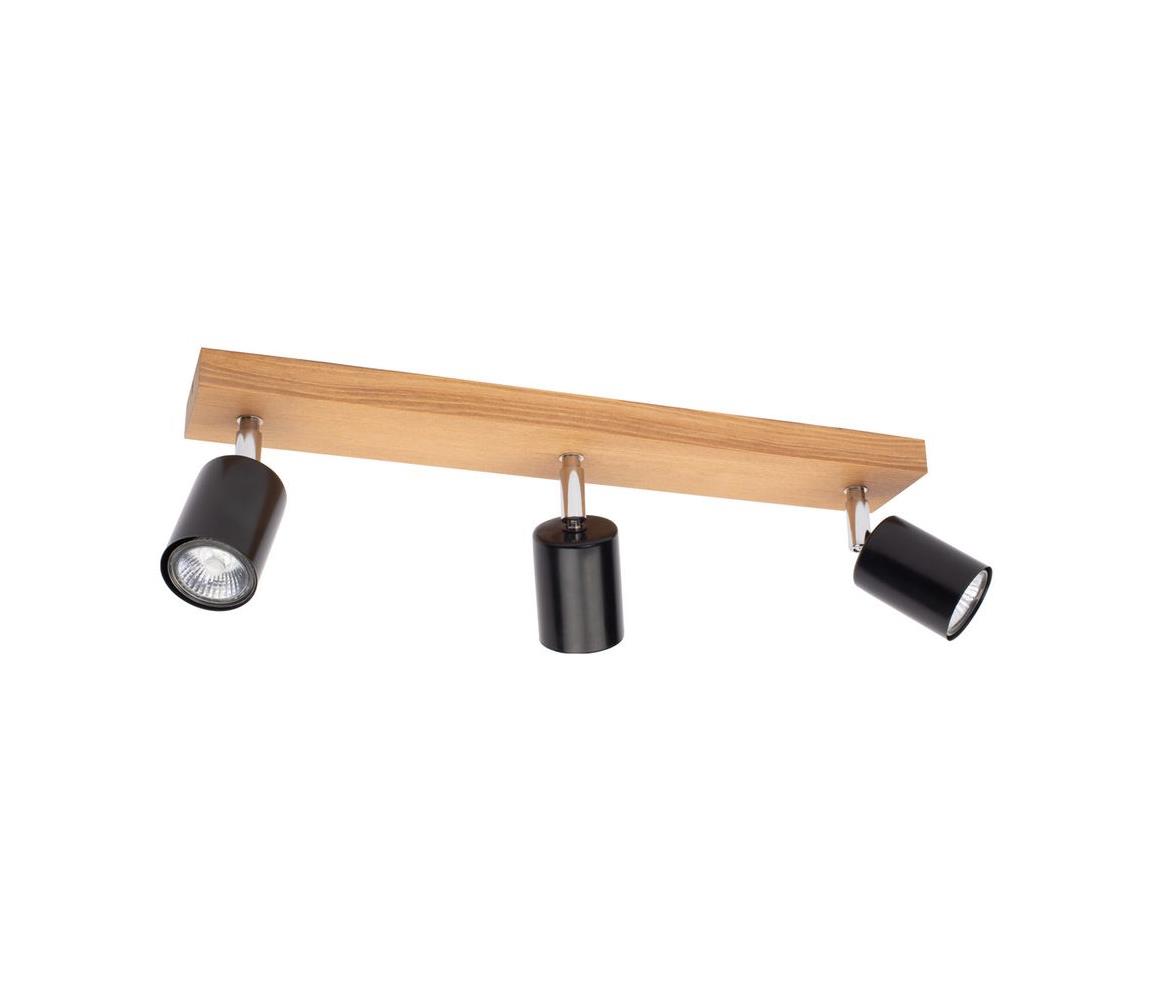 Spot-Light DO2910351 - Oświetlenie punktowe sufitowe MANARA 3xGU10/5W/230V sosna