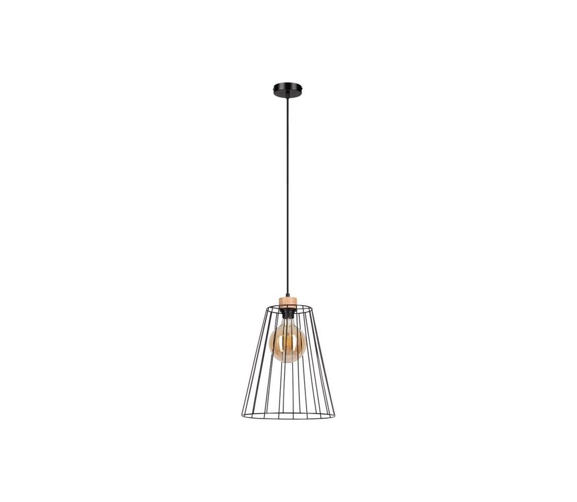 Spot-Light DO19319104 - Żyrandol na lince ORAZIO 1xE27/60W/230V dąb