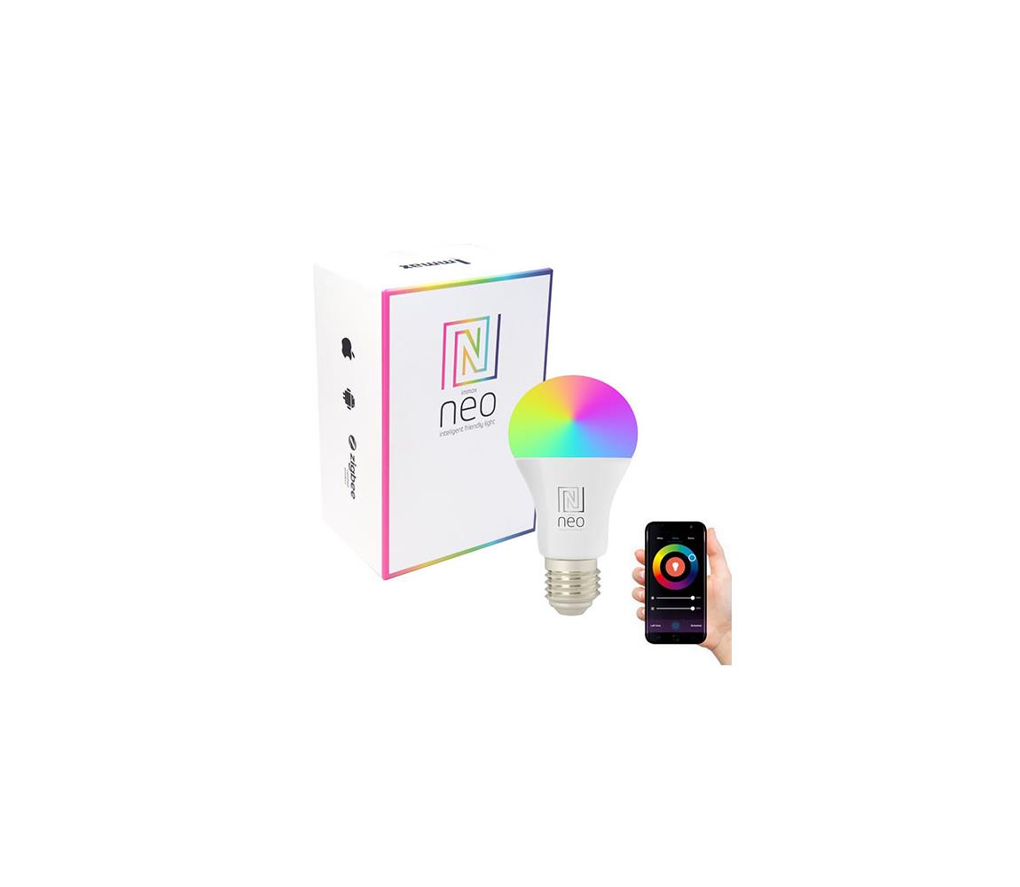 Immax NEO 07743L - LED RGB Ściemnialna żarówka E27/11W/230V 2700-6500K Tuya