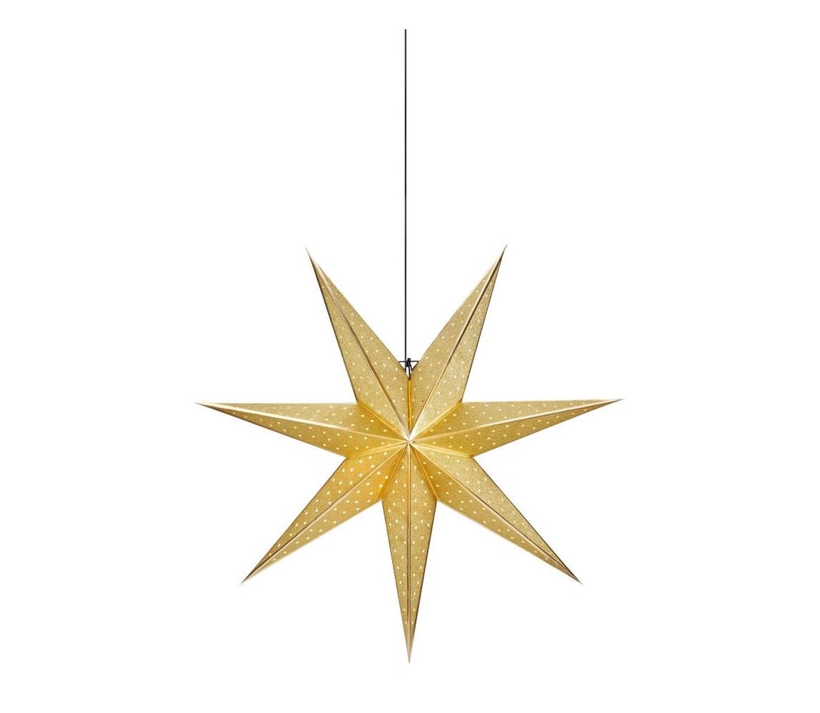 Markslöjd 705791 - Dekoracja bożonarodzeniowa GLITTER 1xE14/25W/230V śr. 45 cm złota