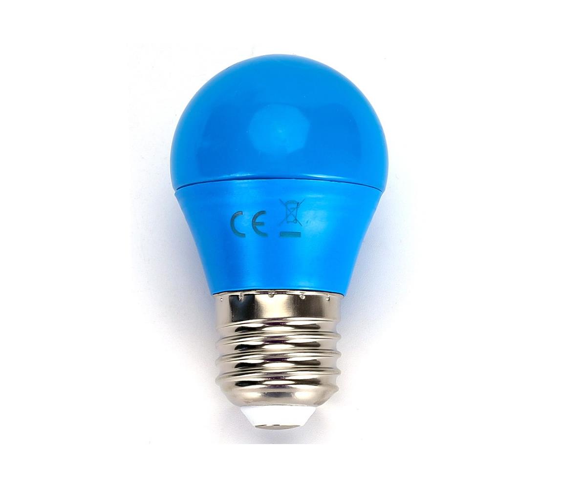 LED Żarówka G45 E27/4W/230V niebieska - Aigostar