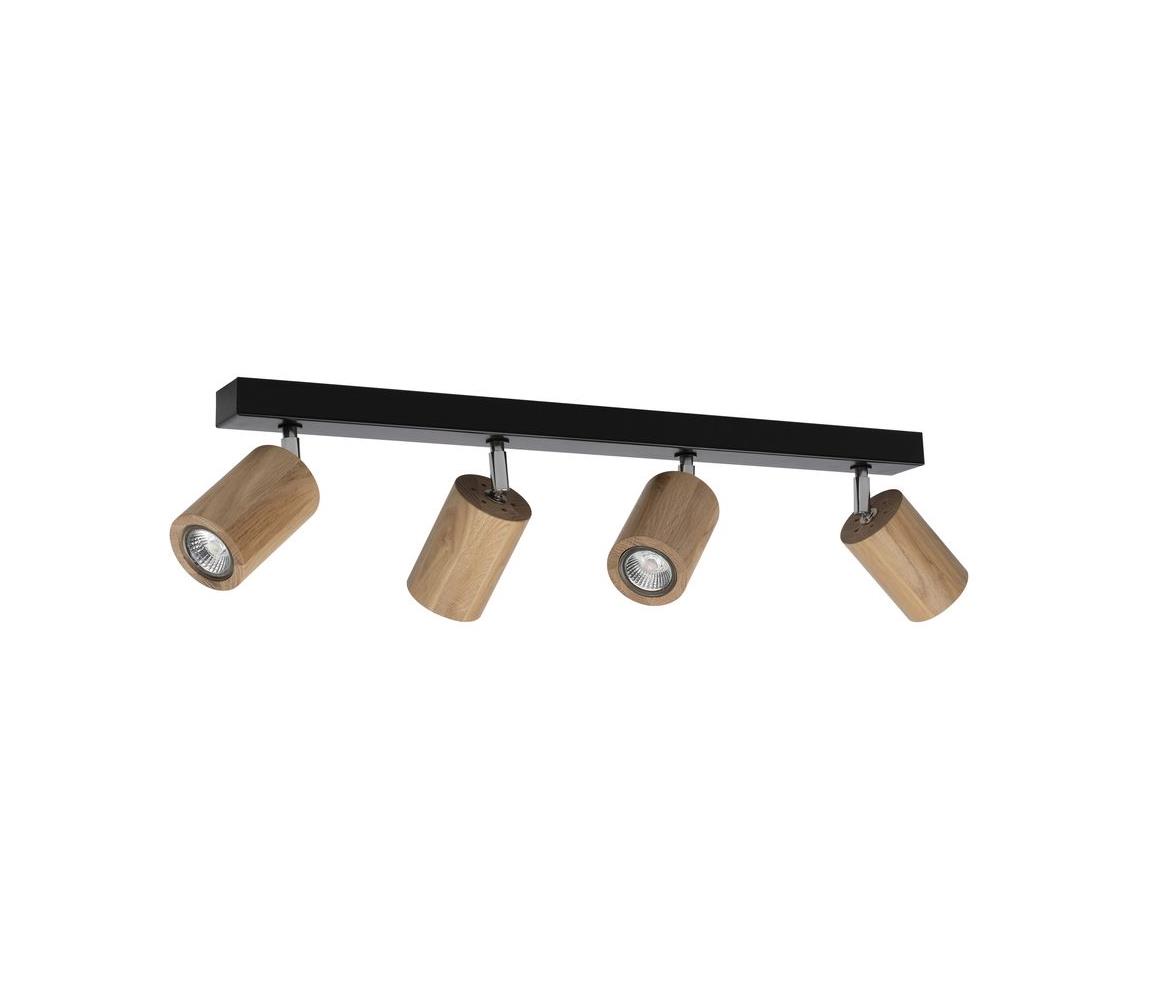 Spot-Light 3914174 - LED Reflektor sufitowy MATTI 4xGU10/5W/230V dąb