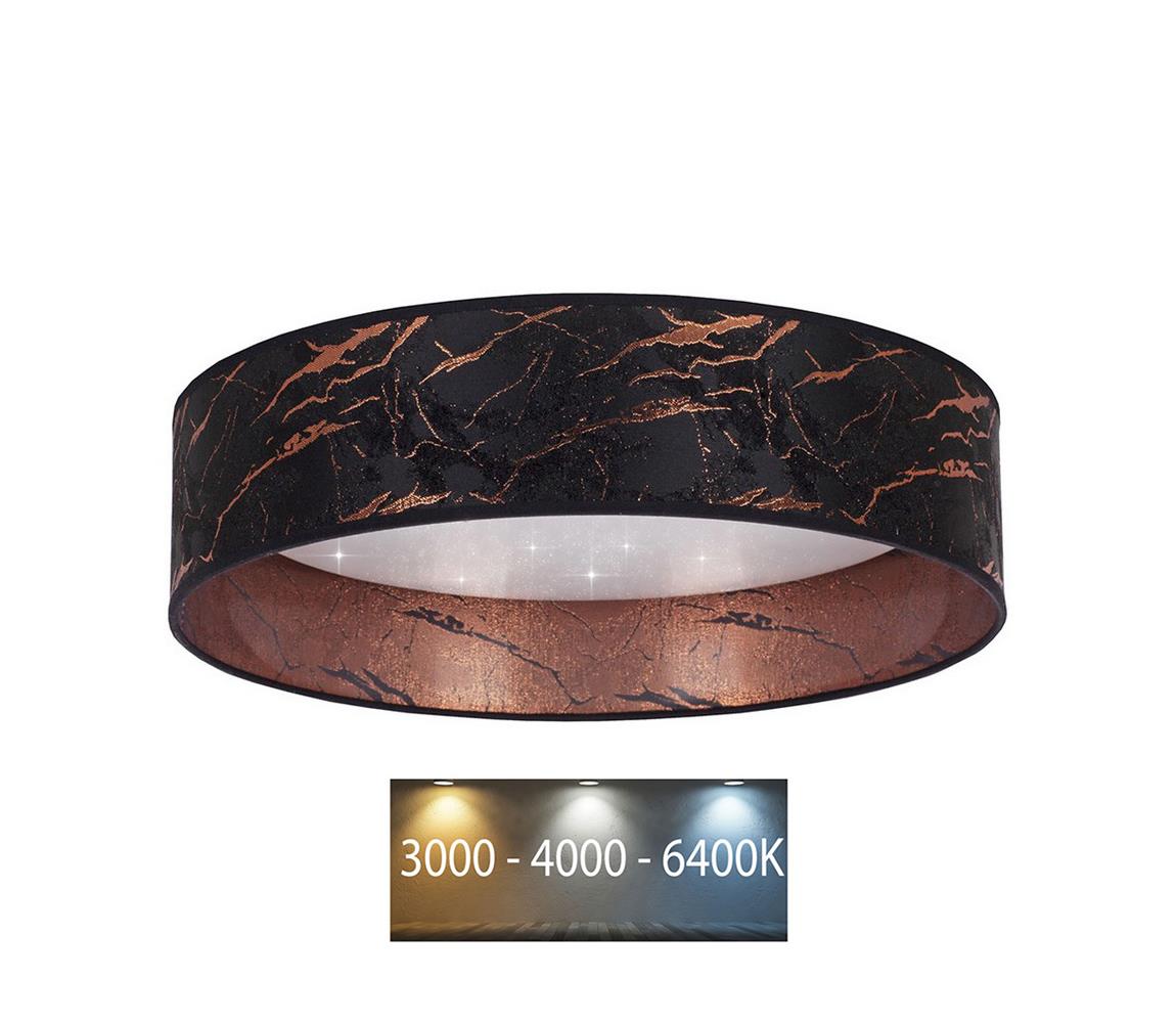 Brilagi - LED Plafon VELVET STAR LED/24W/230V śr. 40 cm czarny/miedź