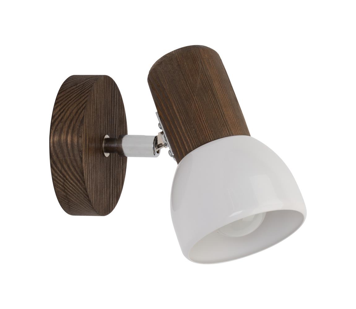 Spot-Light DO2225156 - Kinkiet punktowy NEL 1xE27/15W/230V orzech