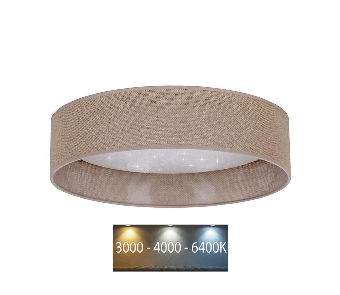Brilagi - LED Plafon VELVET STAR LED/24W/230V śr. 40 cm beżowy