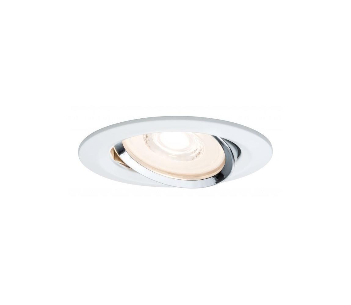 Paulmann 93945 - LED/6,8W IP23 Ściemnialne oświetlenie łazienkowe COIN 230V