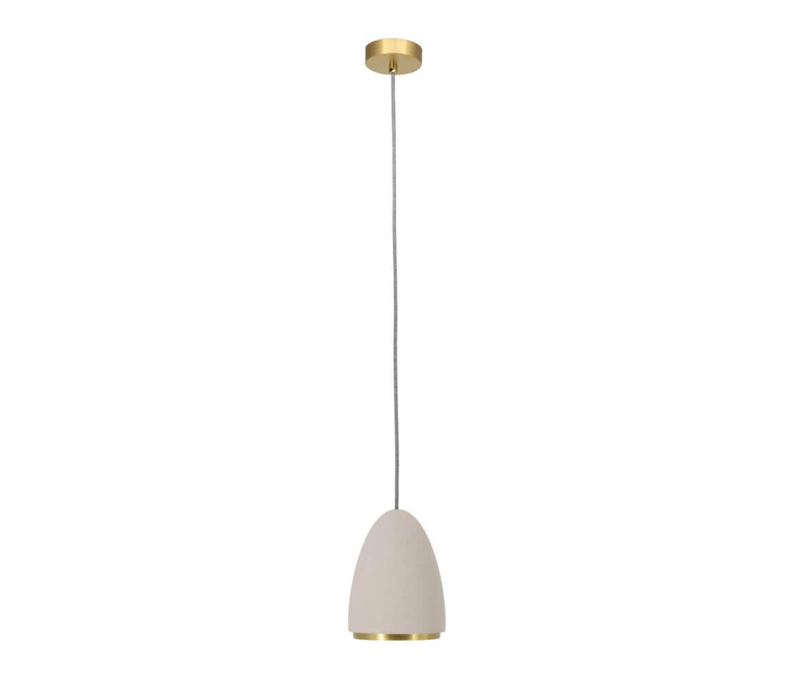 Klausen 111040 - Żyrandol na lince CONCRETE 1xGU10/5W/230V szary/złoty