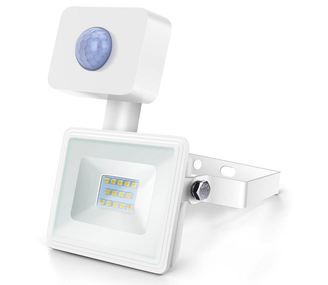Aigostar - LED Naświetlacz z czujnikiem LED/10W/230V 4000K IP65 biały