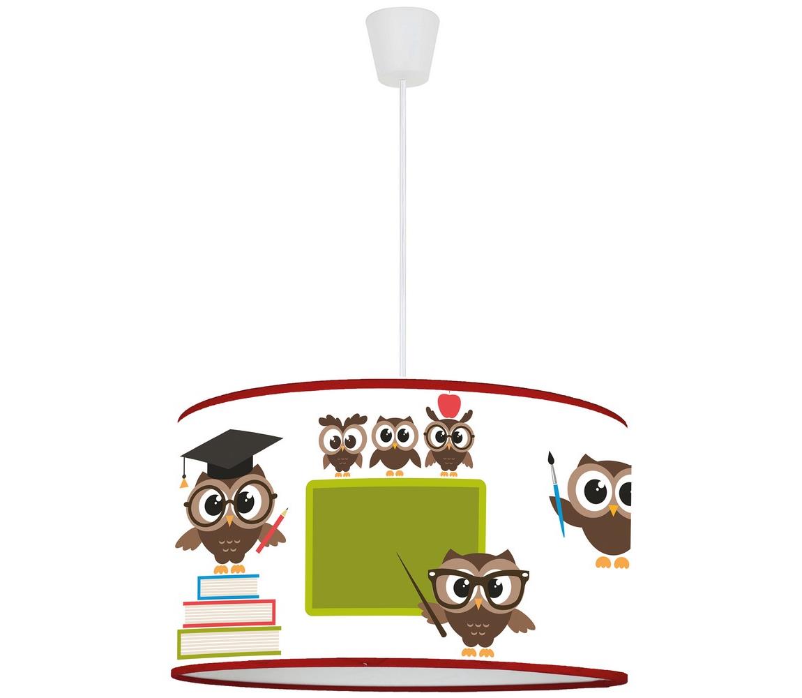 Żyrandol dziecięcy on a string OWLS MULTI 1xE27/15W/230V