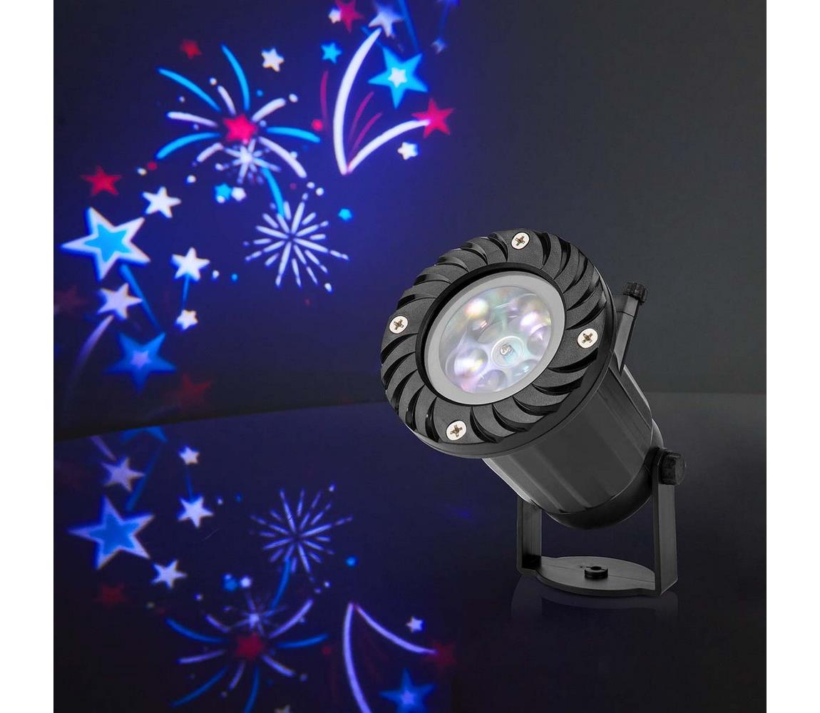 Nedis CLPR2 - LED Świąteczny projektor zewnętrzny 5W/230V IP44