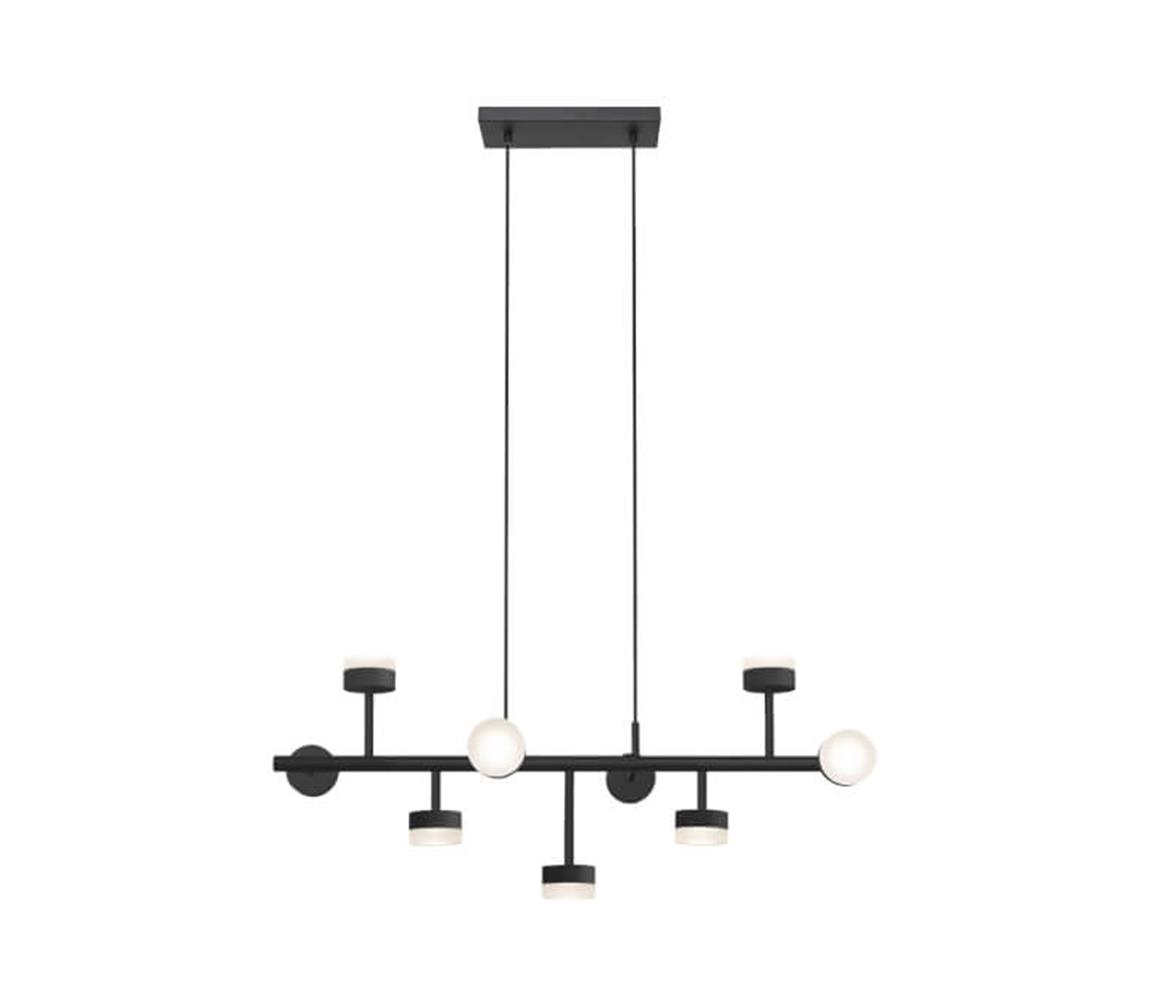 Klausen 149004 - LED Żyrandol na drążku COMFORT 9xLED/5W/230V czarny