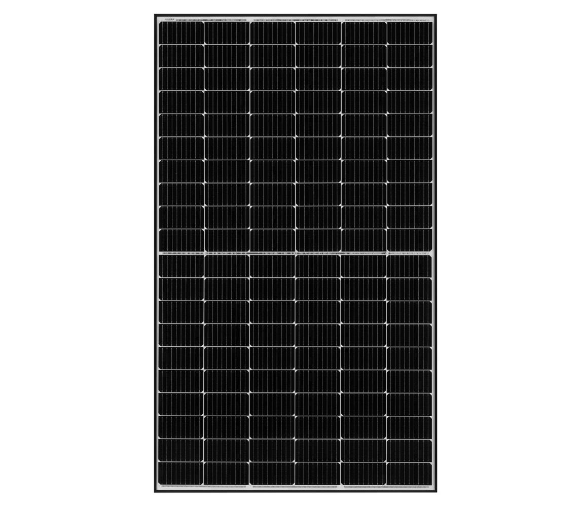 Fotowoltaniczny panel solarny JA SOLAR 380 Wp czarna rama IP68 Half Cut